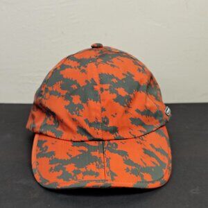Sealskinz Rain Hat Cap Strap Back Orange Grey AOP Duck Panel Packable Hiking